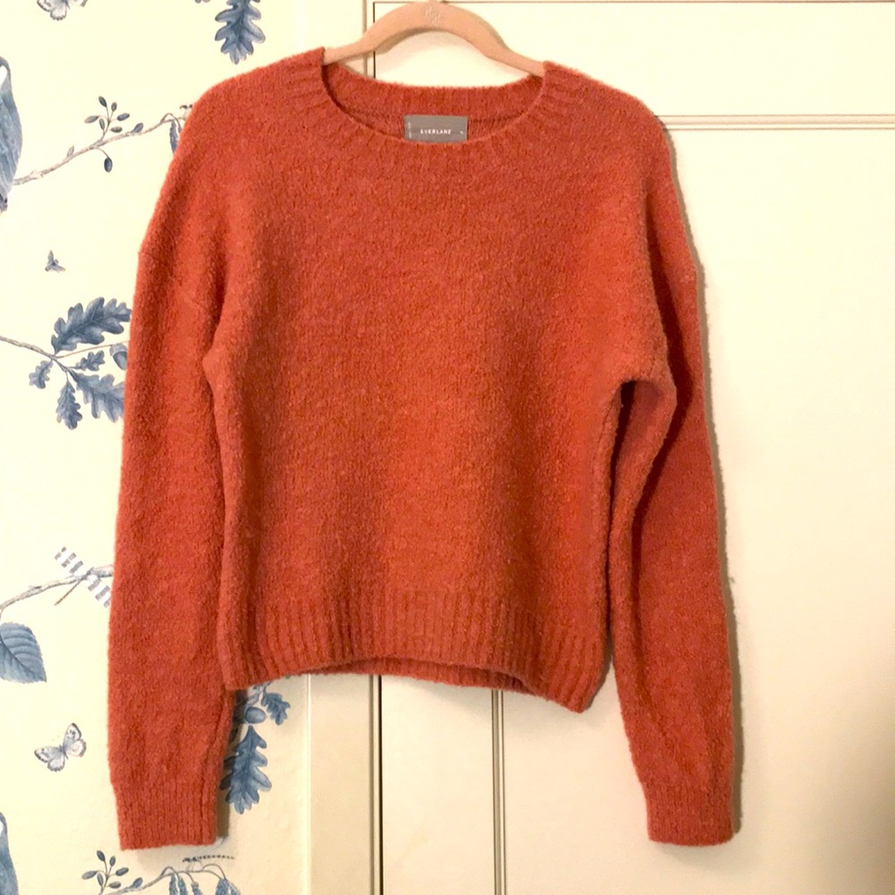 Everlane Boucle Sweater light pink